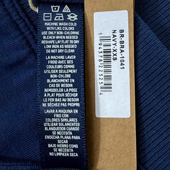 SKIMS Sleep Bralette Team USA Navy XXS - Picture 8 of 10